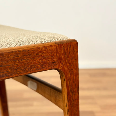 Dining chairs in teak by Erik Buch