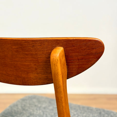 Dining chairs in teak & beech model 210 by Farstrup