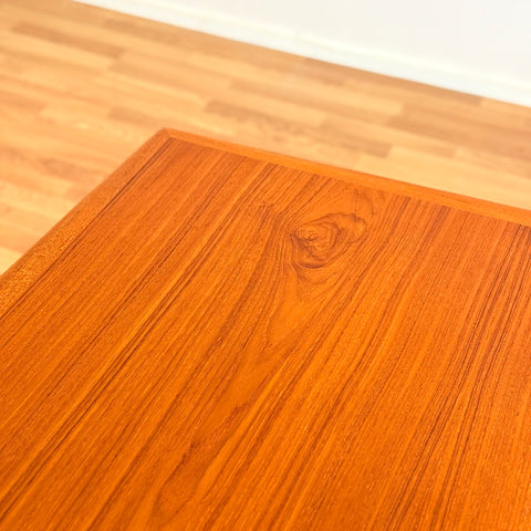 Danish rectangular dining table in teak