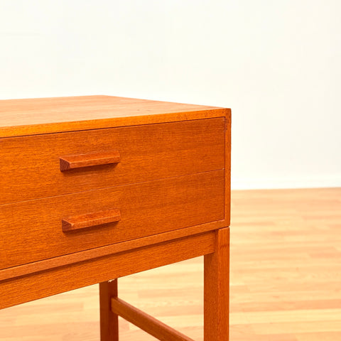 Swedish hall bench in teak