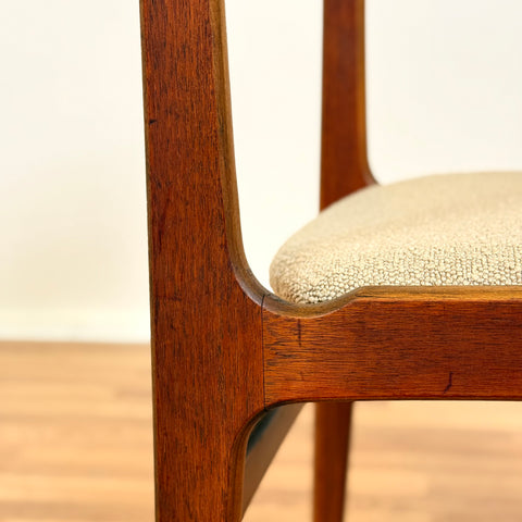 Dining chairs in teak by Erik Buch