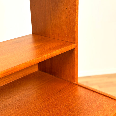 Swedish bookshelf in teak by Bertil Fridhagen for Bodafors
