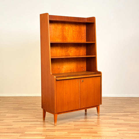 Bookshelf in mahogany by Carlström & co., 1950s-60s, Bjärnum, Sweden