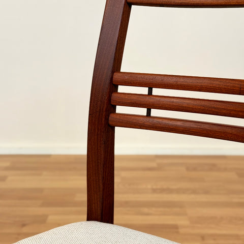 Swedish dining chairs in walnut by Svante Skogh