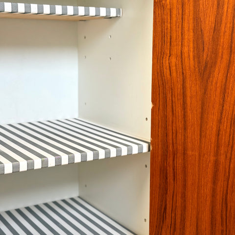 Swedish highboard in teak & oak "Reno" by B.Fridhagen