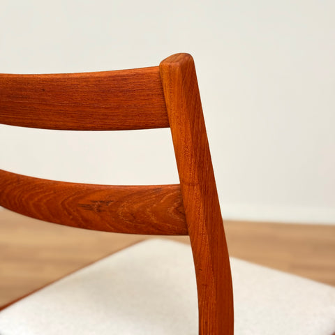 Swedish dining chairs in teak by Ulferts