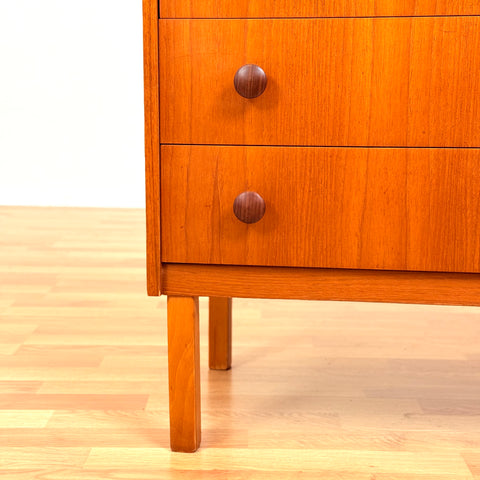 Danish chest of drawers in teak