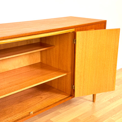 Swedish sideboard in teak & beech