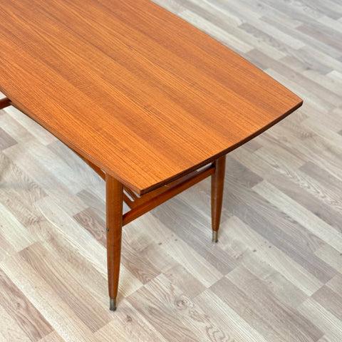 Swedish coffee table in teak & beech