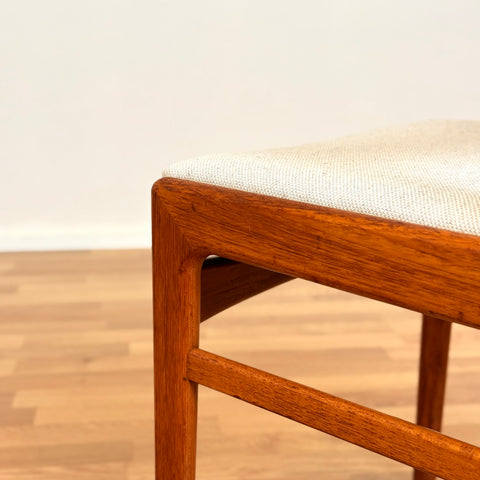 Danish set of 2 dining chairs in teak by Erik Kirkegaard
