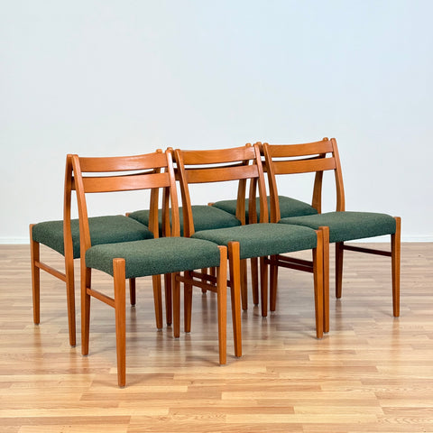 Swedish dining chairs in beech