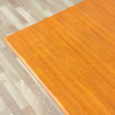 Danish rectangular dining table in teak & oak by Borge Mogensen