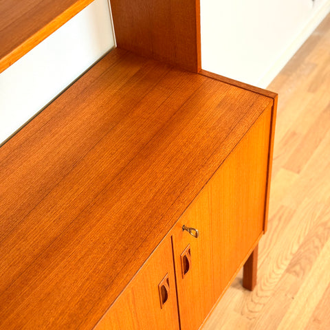 Swedish bookshelf in teak