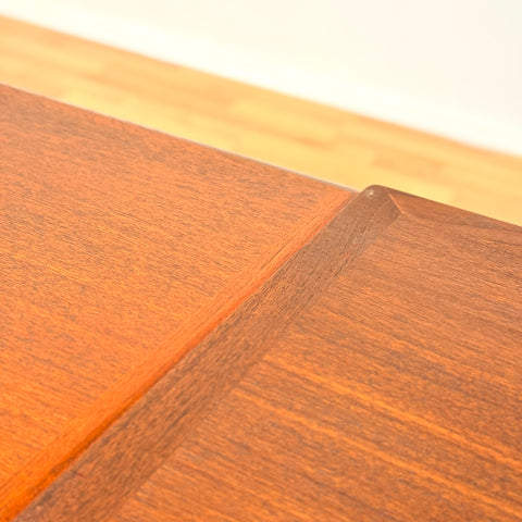 Danish rectangular dining table in teak