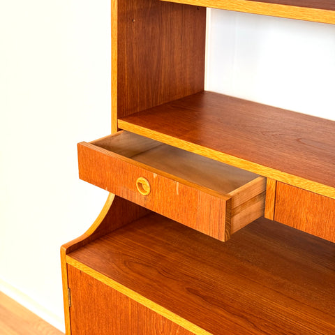 Swedish bookshelf in teak