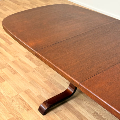 Oval dining table in mahogany by Farstrup, ca. 1980s, Denmark