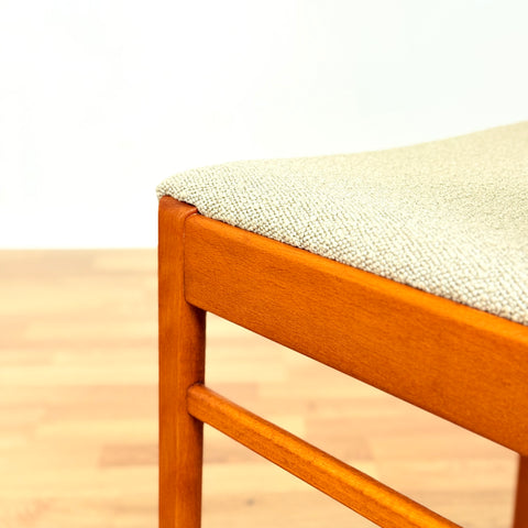 Swedish set of 4 dining chairs in beech
