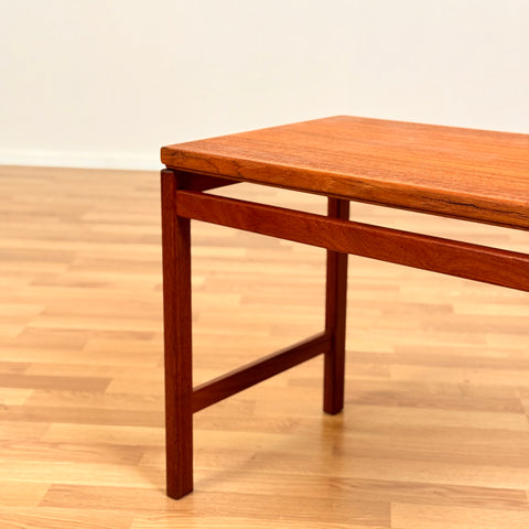 Swedish side table in teak by HMB Möbler Rörvik