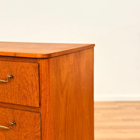 Chest of drawers in teak, 1950s-60s, Denmark