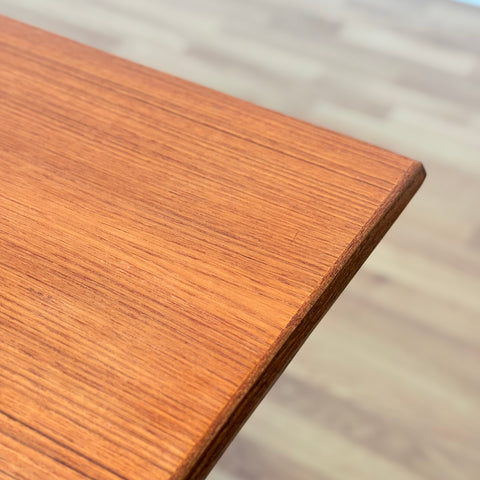 Danish rectangular dining table in teak