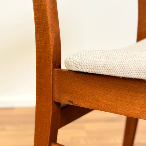 Set of 4 dining chairs in teak & beech by Findahl, 1950s-60s, Denmark