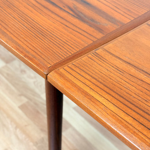 Danish dining table in teak