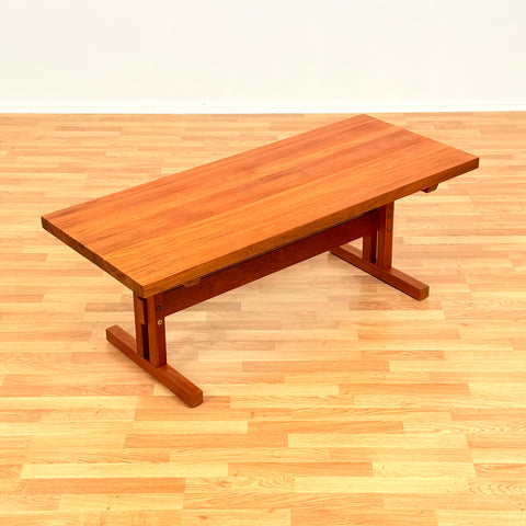Danish coffee table in solid teak