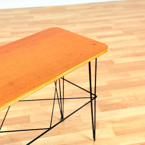 Swedish side table in teak