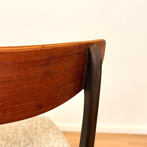 Set of 8 dining chairs in teak, 1950s-60s, Denmark