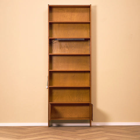 Swedish polyform shelving system in teak