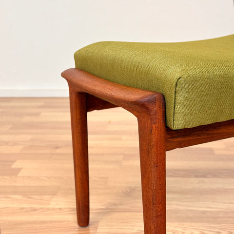 PRICE Armchair and stool in teak by Alf Snensson, 1950s-60s, Sweden - Beyo Vintage