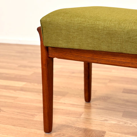 PRICE Armchair and stool in teak by Alf Snensson, 1950s-60s, Sweden - Beyo Vintage
