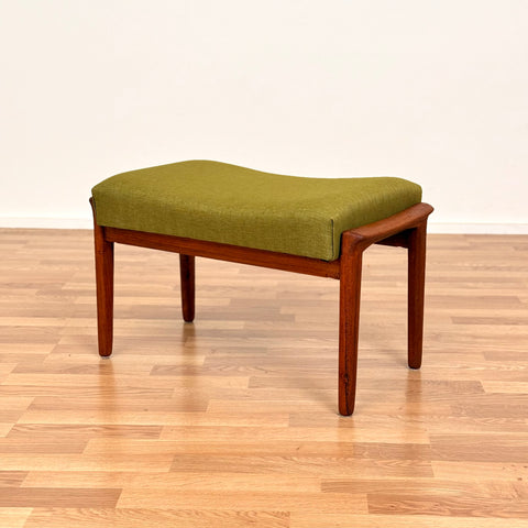 PRICE Armchair and stool in teak by Alf Snensson, 1950s-60s, Sweden - Beyo Vintage