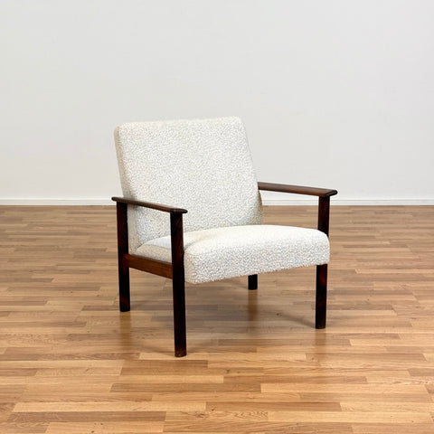 Armchair in solid Santos Rosewood, 1960s, Denmark