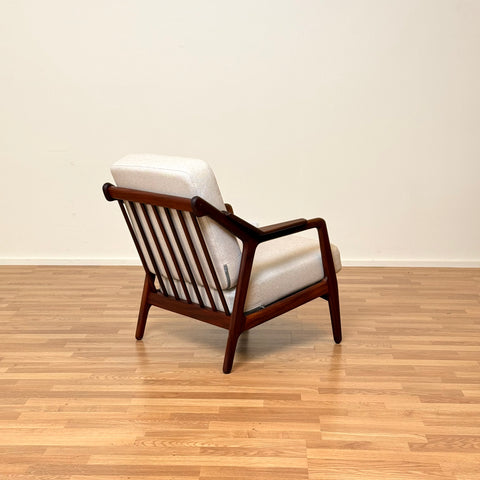 Armchair in solid teak by H. Brockmann-Petersen, 1950s-60s Denmark