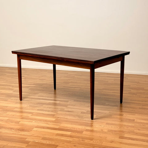 Danish dining table in Santos rosewood by Emil Clausen