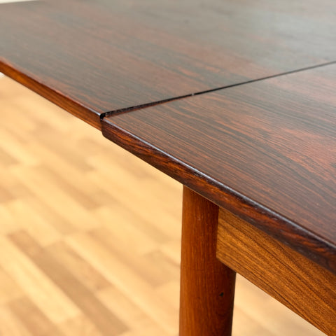 Danish dining table in Santos rosewood by Emil Clausen