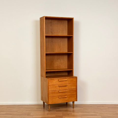 Bookshelf in oak by Troeds, model 'Domimonte', designed by Nils Jonsson, 1960s-70s, Sweden