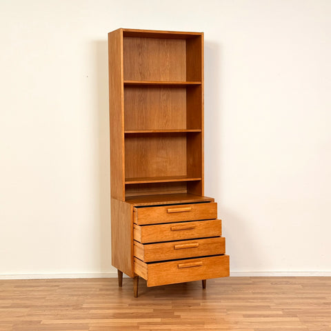 Bookshelf in oak by Troeds, model 'Domimonte', designed by Nils Jonsson, 1960s-70s, Sweden