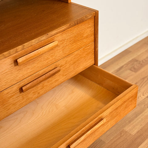 Bookshelf in oak by Troeds, model 'Domimonte', designed by Nils Jonsson, 1960s-70s, Sweden