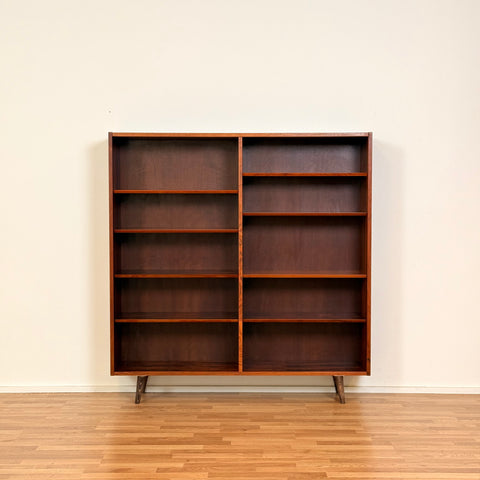 Bookshelf in Santos rosewood, Poul Hundevad, 1950s-60s, Denmark