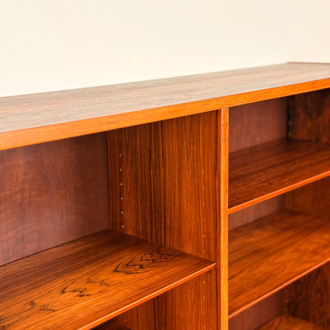 Bookshelf in Santos rosewood, Poul Hundevad, 1950s-60s, Denmark
