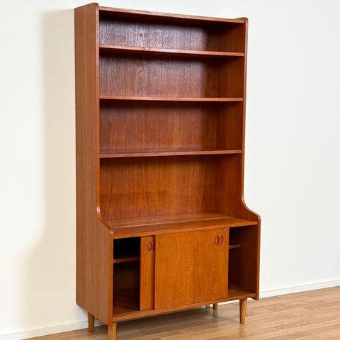 Bookshelf in teak, 1950s-60s, Denmark - Beyo Vintage