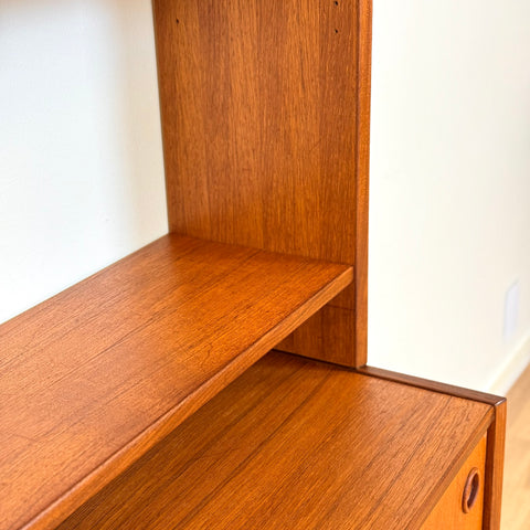 Bookshelf in teak, 1950s-60s, Sweden - Beyo Vintage