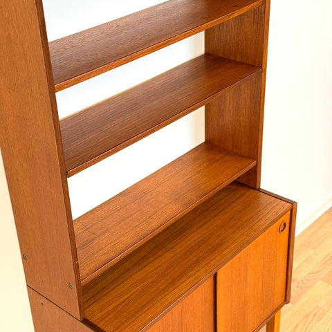 Bookshelf in teak, 1950s-60s, Sweden - Beyo Vintage
