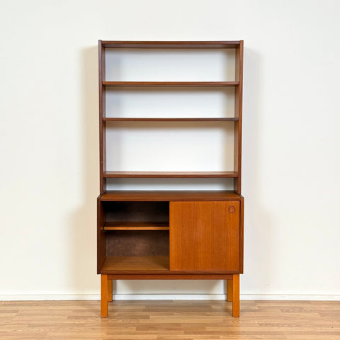 Bookshelf in teak, 1950s-60s, Sweden - Beyo Vintage
