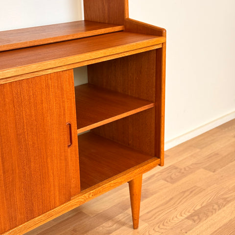 Bookshelf in teak, 1950s-60s, Sweden - Beyo Vintage