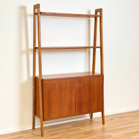 Bookshelf in teak, 1960s, Sweden - Beyo Vintage