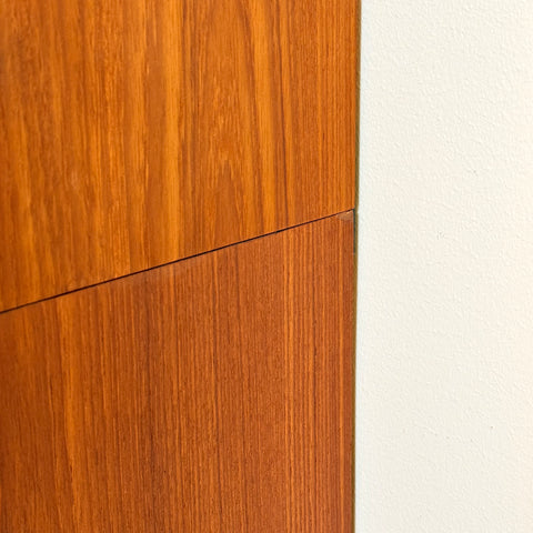 Bookshelf in teak and beech, 1960s-70s, Sweden - Beyo Vintage