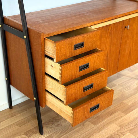 Bookshelf in teak by AB Svenska Ramfabriken, 1950s-60s, Sweden - Beyo Vintage
